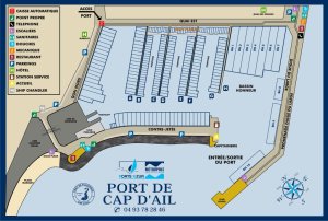 60 x 11 متر متررسو القارب Cap d'Ail مارينا للبيع